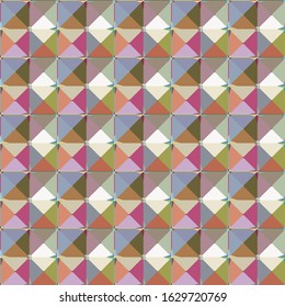 Seamless geometric ornamental vector pattern. Abstract background