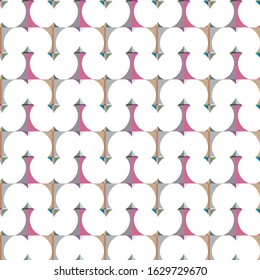 Seamless geometric ornamental vector pattern. Abstract background