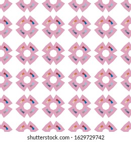 Seamless geometric ornamental vector pattern. Abstract background