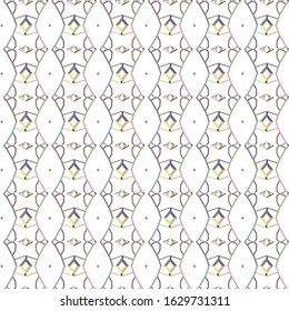 Seamless geometric ornamental vector pattern. Abstract background