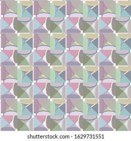 Seamless geometric ornamental vector pattern. Abstract background