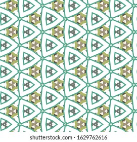 Seamless geometric ornamental vector pattern. Abstract background