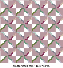 Seamless geometric ornamental vector pattern. Abstract background