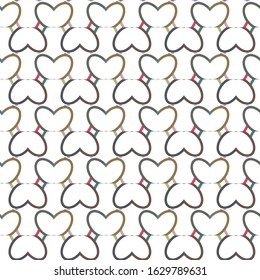 Seamless geometric ornamental vector pattern. Abstract background