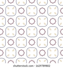 Seamless geometric ornamental vector pattern. Abstract background