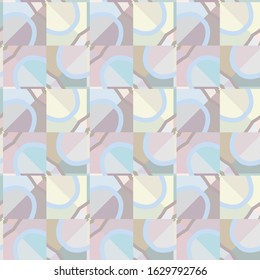 Seamless geometric ornamental vector pattern. Abstract background