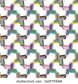 Seamless geometric ornamental vector pattern. Abstract background