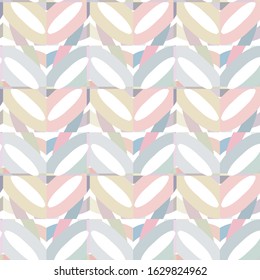 Seamless geometric ornamental vector pattern. Abstract background
