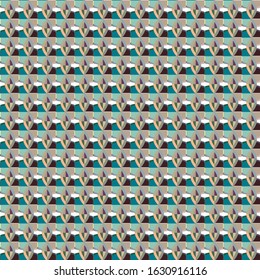 Seamless geometric ornamental vector pattern. Abstract background