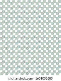 Seamless geometric ornamental vector pattern. Abstract background