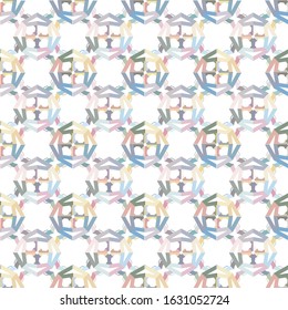 Seamless geometric ornamental vector pattern. Abstract background