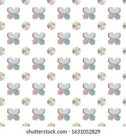 Seamless geometric ornamental vector pattern. Abstract background