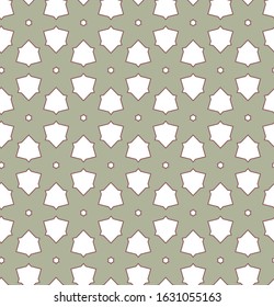 Seamless geometric ornamental vector pattern. Abstract background