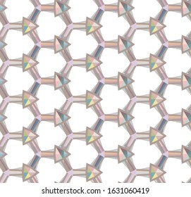 Seamless geometric ornamental vector pattern. Abstract background