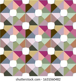 Seamless geometric ornamental vector pattern. Abstract background