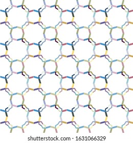 Seamless geometric ornamental vector pattern. Abstract background