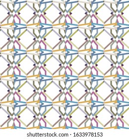 Seamless geometric ornamental vector pattern. Abstract background