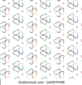 Seamless geometric ornamental vector pattern. Abstract background