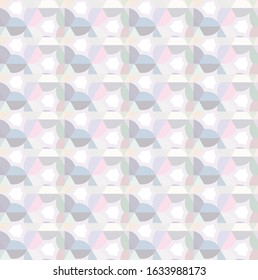 Seamless geometric ornamental vector pattern. Abstract background