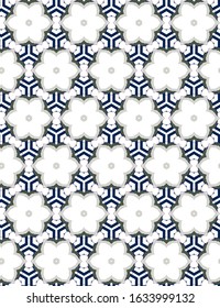 Seamless geometric ornamental vector pattern. Abstract background