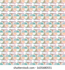 Seamless geometric ornamental vector pattern. Abstract background