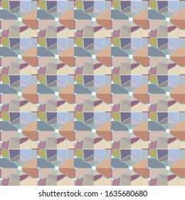 Seamless geometric ornamental vector pattern. Abstract background