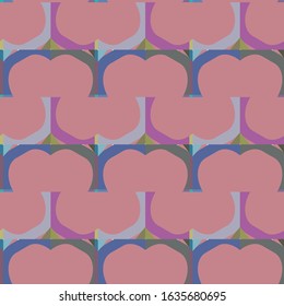 Seamless geometric ornamental vector pattern. Abstract background