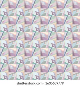 Seamless geometric ornamental vector pattern. Abstract background