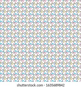 Seamless geometric ornamental vector pattern. Abstract background