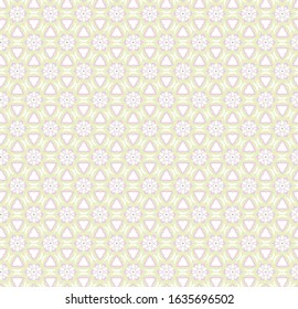 Seamless geometric ornamental vector pattern. Abstract background