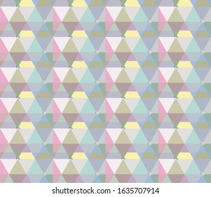 Seamless geometric ornamental vector pattern. Abstract background