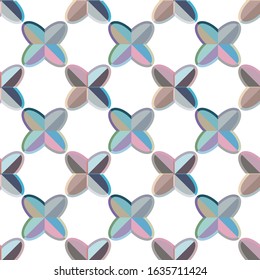 Seamless geometric ornamental vector pattern. Abstract background