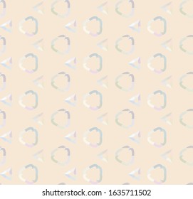 Seamless geometric ornamental vector pattern. Abstract background