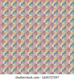 Seamless geometric ornamental vector pattern. Abstract background