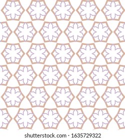 Seamless geometric ornamental vector pattern. Abstract background