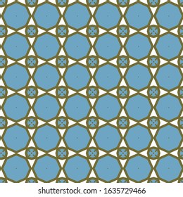 Seamless geometric ornamental vector pattern. Abstract background