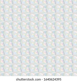 Seamless geometric ornamental vector pattern. Abstract background