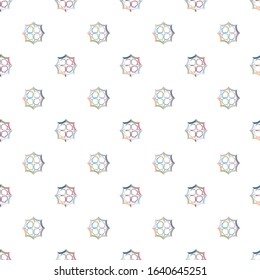 Seamless geometric ornamental vector pattern. Abstract background