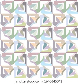 Seamless geometric ornamental vector pattern. Abstract background