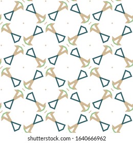 Seamless geometric ornamental vector pattern. Abstract background