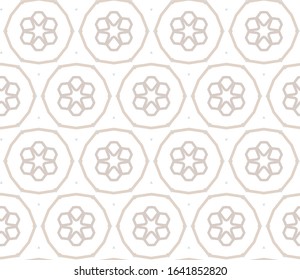 Seamless geometric ornamental vector pattern. Abstract background