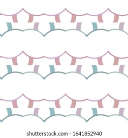 Seamless geometric ornamental vector pattern. Abstract background