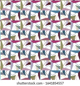 Seamless geometric ornamental vector pattern. Abstract background