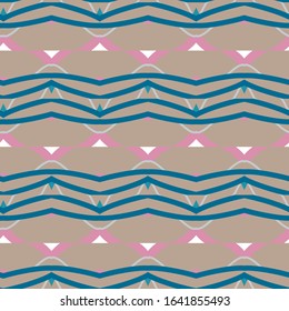 Seamless geometric ornamental vector pattern. Abstract background