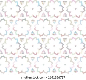 Seamless geometric ornamental vector pattern. Abstract background