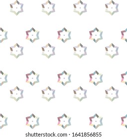 Seamless geometric ornamental vector pattern. Abstract background