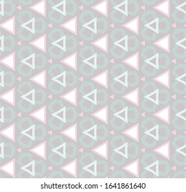 Seamless geometric ornamental vector pattern. Abstract background