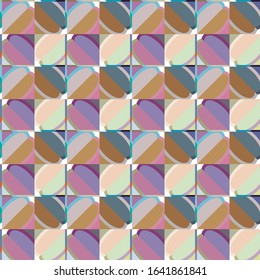 Seamless geometric ornamental vector pattern. Abstract background