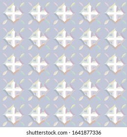 Seamless geometric ornamental vector pattern. Abstract background