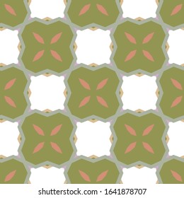 Seamless geometric ornamental vector pattern. Abstract background